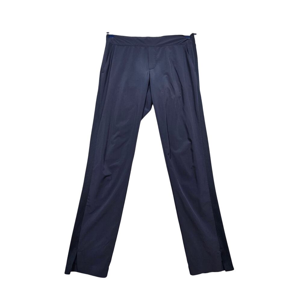 Athleta Navy Brooklyn Ribbed Side Pants Size 4